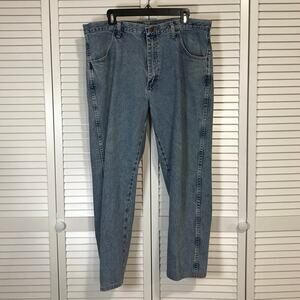 Wrangler Rustler 90s Denim Stonewash Straight Leg Regular Fit Jeans Men 38”